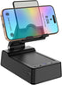 Birthday Gifts for Men, Cell Phone Stand with Wireless Bluetooth Speaker and Anti-Slip Base for Desk (Black)
