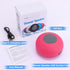 Waterproof Bluetooth Shower Speaker, Portable Wireless Water-Resistant Speaker with Suction Cup - Pink