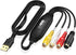 Herfair VHS to Digital Converter, USB Video Capture Card Device, RCA to USB