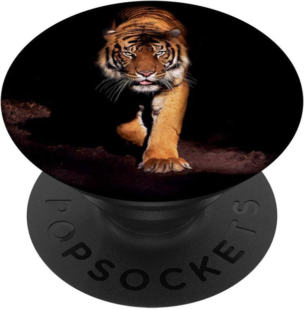 Tiger Face Wild Animal Big Cat Design PopSockets Swappable PopGrip