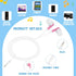 Kigeli 100 Pack Kids Bulk Earbud Headphones - Wired Earbud 3.5 mm Disposable Earphones Set for School