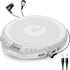 Gueray Portable CD Player with Earphones,CD Discman for Car Home with Anti-Skip Shockproof