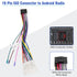16Pin-14Pin Android Radio Wiring Harness Replacement for Subaru Outback Forester Liberty Legacy Impreza WRX,Aftermarket