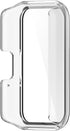 3 FanTEK Compatible for Samsung Galaxy Fit Watch Case for Women Men, Scratch Resistant Shock Absorbing Case, Clear