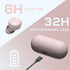 PALOVUE Wireless Earbuds, Bluetooth 5.3 in-Ear Earphones with 35H Playtime & Deep Bass Stereo for Sport