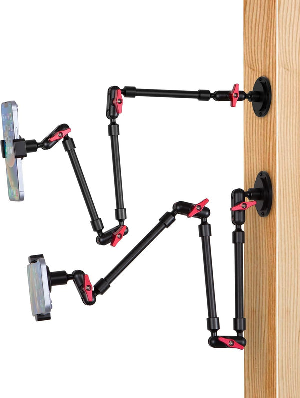 Super Upgraded Magic Arm with LED, 82cm Length, Phone Wall Mount Holder Bracket, Desk Mount