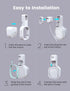 DG-Direct Wall Mount Holder for eero 6 and eero 6+ Router - Outlet Holder, Space Saving Design (1 Pack)
