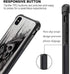 CARLOCA iPhone XR Case - Western Cowboy Skull Graphic Design, Shockproof Anti-Scratch Hard Back Case for Apple iPhone