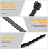 1200pcs 12 Inch, 50lb RAZCC Black Cable Zip Ties Heavy Duty Plastic Nylon Tie Wraps with Tensile Strength for Indoor
