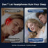 Under Pillow Speaker - Mini Portable Bluetooth Pillow Speaker for Sleeping with White Noise, Timer Ultra-Thin Wireless