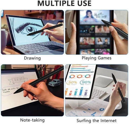 Stylus Pen for iOS & Android Touch Screens - Active Pencil for Samsung - Smart Digital Stylus for Tablets - Drawing &