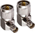 2PCS CB Radio Adapter - UHF Male to BNC Female Right Angle 90-Degree Antenna Adapter, Nickel Plated