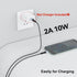 USB C to Micro USB Cable 3 ft, FEMORO Micro USB to USB C Adapter Cable for MacBook Pro, Galaxy S22 S21 S10, LG, HTC