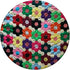 Cute Colorful Quilt Pattern Flowers PopSockets Adhesive PopGrip