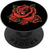 Floral Pattern Women Girls Gift Vintage Red Rose PopSockets Standard PopGrip