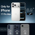 JETech 17 6.9-Inch, Case for iPhone Pro Max Non-Yellowing Shockproof Phone Bumper Cover, Anti-Scratch Clear Back