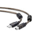 Tan QY Active 50Ft USB 2.0 Printer Cable, A-Male to B-Male High Speed for HP, Canon, Lexmark, Dell, Samsung