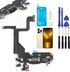 Dock Connector Replacement for iPhone 13 Pro USB Charging Port Flex Cable with Microphone Replacement Tools