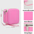 PAIYULE Kid Camera Case Compatible with Instant Camera for Kids Digital Video Cameras Storage Holder Bag for Girls Toddler Camera And Print Paper(Box Only) (Light Pink)