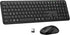 EAYBLLY Wireless Keyboard and Mouse Combo, Full-Size Silent Ergonomic Keyboard and Mouse, Sleep