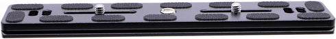PU-200 200mm Universal Lengthened Quick Release Plate Slide Rail with D-Ring Screw for Tripod Ball Head DSLR Camera, Arca-Swiss Compatible