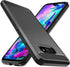 Osophter Shock-Absorption Flexible TPU Rubber Case for LG G8X Thinq/V50S Thinq, Full-Body Protective Cover - Black