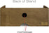 Excello Global Products Wooden Monitor Stand with Drawer for Desktop Organization of Notebooks, Pens, and Office