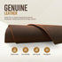 Hengwin Genuine Leather Flip Phone Holster Fits for Samsung Galaxy A15 A25 A54 S23+ S22+ S21+ S20 FE iPhone 15 Plus 14 Plus Case with Belt Clip Belt Loop Carrying Pouch Cell Phone Holder (Retro Brown)