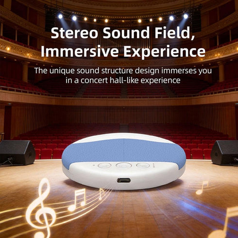 Generic Pillow Speaker for Sleeping, Portable Bluetooth Under Pillow Speaker with White Noise Timer Wireless Sleep Aid