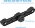ChromLives Cold Shoe Mount, Triple Shoe Mount Extension Bar Hot Shoe Adapter Camera Bracket with 1/4 Screw for