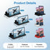AIPULL 3X 12 Screen Magnifier for Cell Phone, Acrylic Phone Screen Enlarger with Adjustable Stand, Foldable Hands-Free