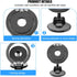 TNAIYH 360 Car Magnetic Phone Holder, Adjustable Strong Magnet Vehicle Dashboard Mobile Phone Mount, Foldable