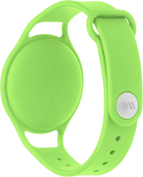 Case-Mate AirTag Bracelet for Kids, Flexible Holder Case with Lightweight Silicone Watch Band - Green