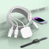 USB C 100W Multi 3-in-1 Fast Charge Cable, Apple Smart Watch Charger, Lightning + Type-C Combo, 6FT
