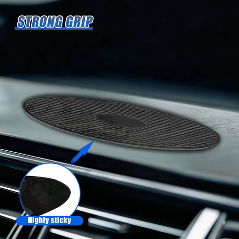 Deaelf (2PCS) Car Dashboard Non-Slip Mat, Anti Slide Sticky Dash Pad, Multifunctional Vehicle Strong Gripping Pads