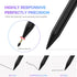 Stylus Pen, 2X Fast Charge Active Pencil for 2018-2024 Apple iPad Pro 11"/12.9"/M4, iPad Air 3/4/5/M2, Black