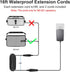 Inwa Bluetooth Outdoor Speaker Waterproof Extension Cords, 16ft Long, 2 Cords Included for MZ-621