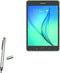 BoxWave Stylus Pen for Samsung Galaxy Tab A 8.0 (2019), DualTip Capacitive Stylus, Fiber Tip Disc Tip (Metallic Silver)