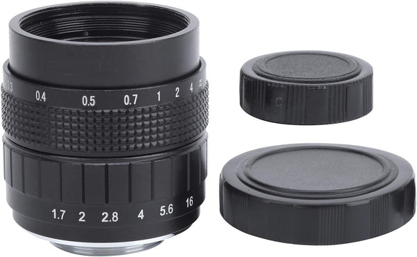 lvifloae 35mm F1 7 C Mount TV Movie Fixed Focus Mirrorless Camera Lens