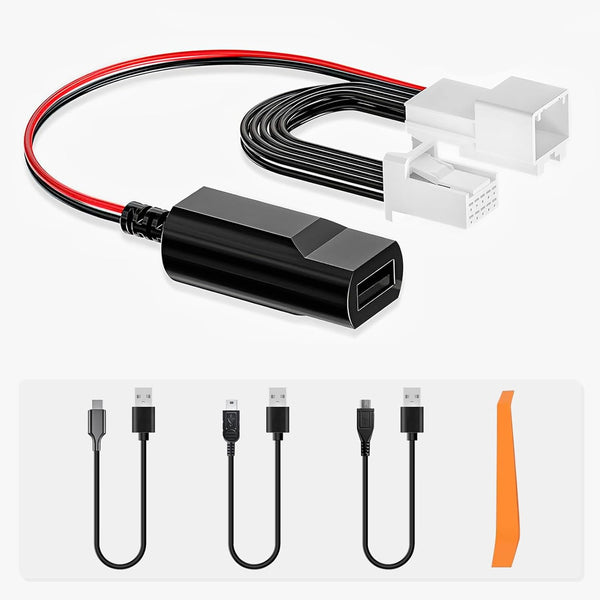 Jeledeor Dashcam Power Adapter for 10-pin Type B for Toyota Tacoma Subaru Forester