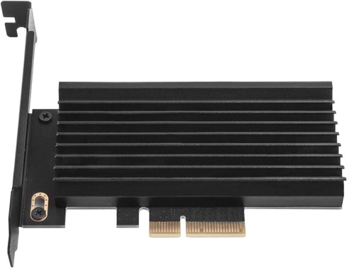 SilverStone Technology ECM24-ARGB M.2 NVMe SSD NGFF M Key to PCIe x4 ARGB Adapter Card with Heatsink