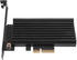 SilverStone Technology ECM24-ARGB M.2 NVMe SSD NGFF M Key to PCIe x4 ARGB Adapter Card with Heatsink