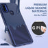 PUJUE Motorola Moto-G Pure Phone Case: G Play 2023 | G Power 2022, Rugged Bumper Silicone Matte 360 Full Protection,