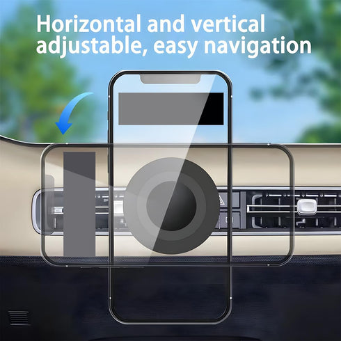 FALVFUN 360 Car Phone Holder, Magnetic Adjustable Vehicle Windshield Dashboard Cell Phone Mount, Hands Free Automotive