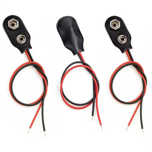 California JOS 9V Battery Clip Connector Used in Student Experiment or Other Equipment with