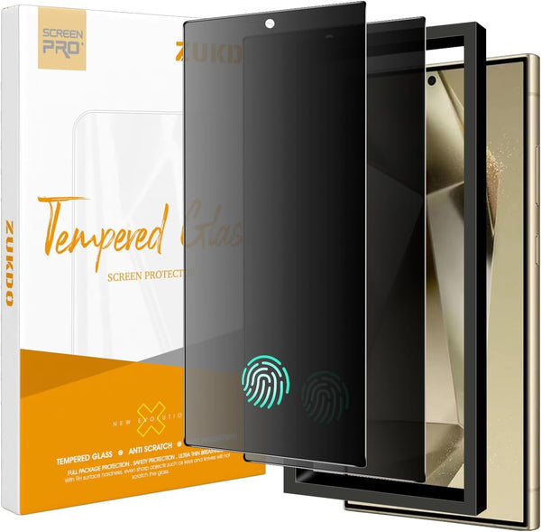 Samsung Galaxy S24 Ultra 6.8" Matte Privacy Screen Protector 2 Pack - Ultra-thin 0.2mm, Anti-glare, Anti-spy,