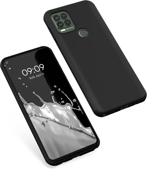 kwmobile Case Compatible with Motorola Moto G Stylus 5G, Soft Slim Protective TPU Silicone Cover (Black Matte)