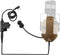 Microphone & PTT for Walker's Razor Noise Cancelling Headphones Airsoft (Coyote Brown)
