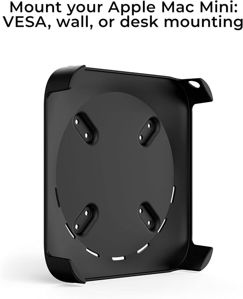 HumanCentric Mount compatible with Mac Mini, Custom Mac Mini Mount, Wall Mount, Rack Mount, Mac Mini Under Desk Mount, Mac Mini Mount Behind Monitor Mac VESA Compatible Mac Mini Monitor Mount