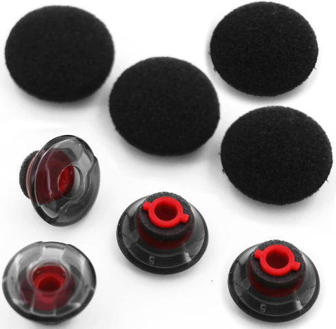 Voyager 5200 Eartips Set - Comfortable Replacement Ear Tips Kits, Earpads Foam Earbuds Ear Gels Compatible with